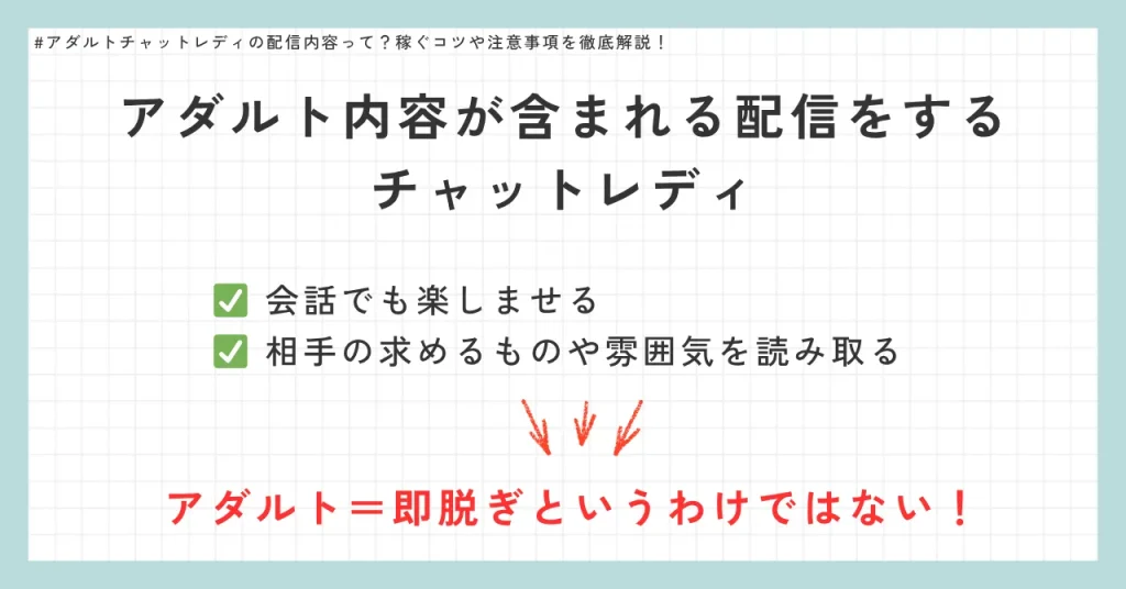 アダルトチャットレディとは?