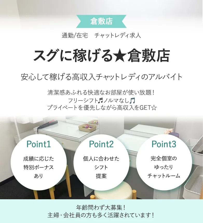 スグに稼げる倉敷店