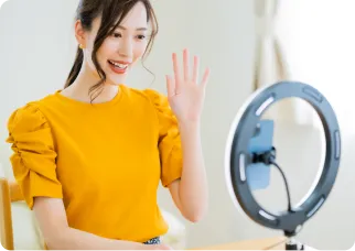 あなたに合った配信サイトや働き方を選んでお仕事をスタートします。