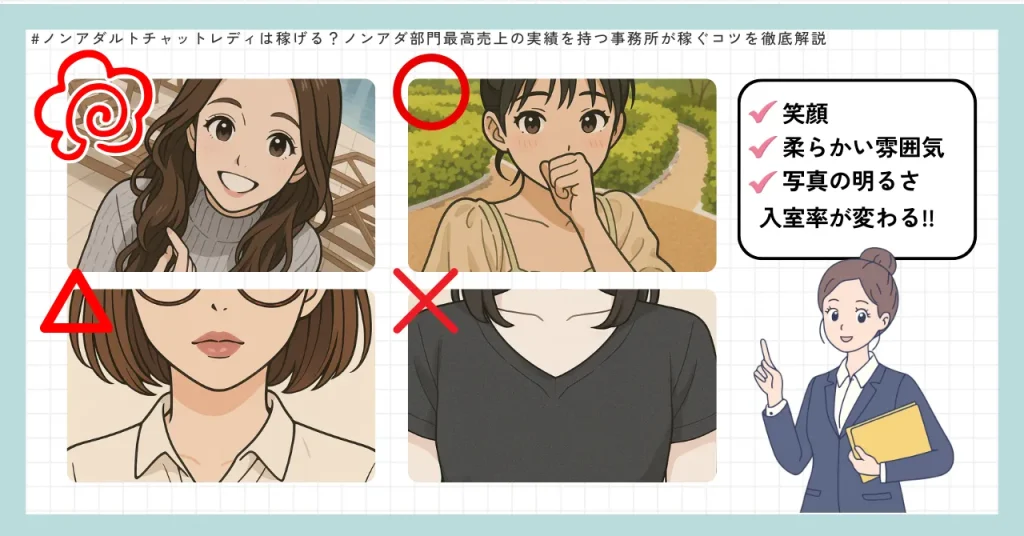 容姿がわかるプロフィール写真を設定する