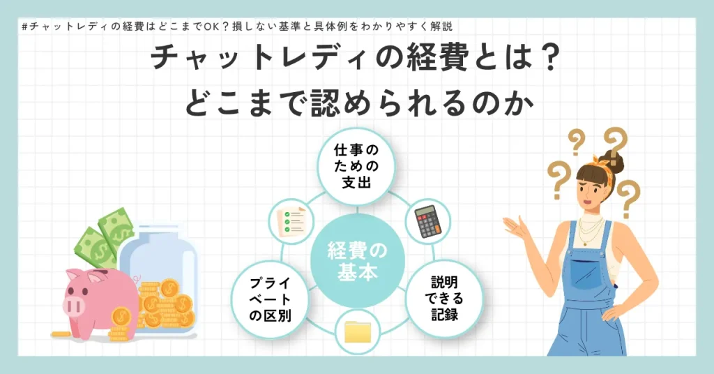 チャットレディの経費とは?どこまで認められるのか